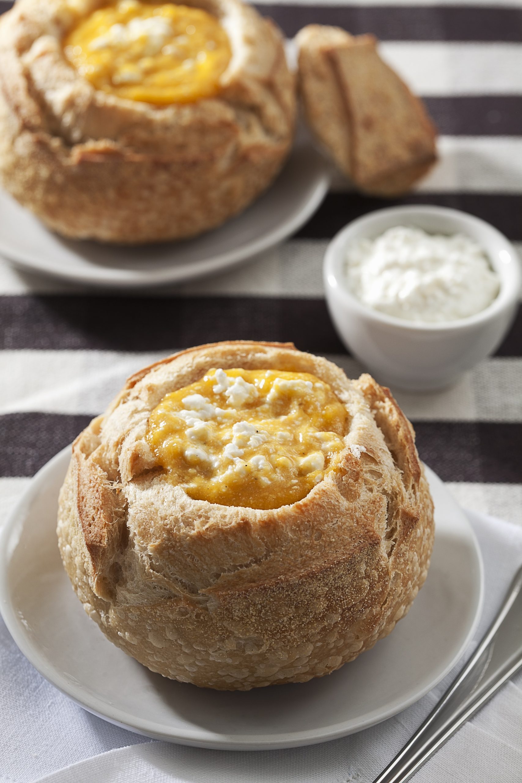 Receita > sopa de couve-flor com cenoura e cottage